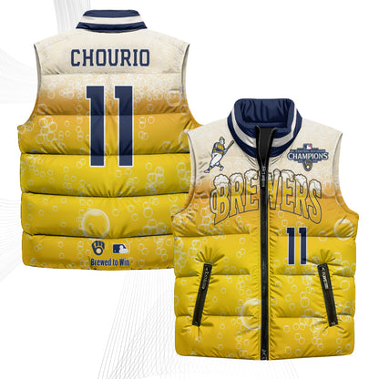 MIL 2026 NL Division Champs Puffer Vest - Printed