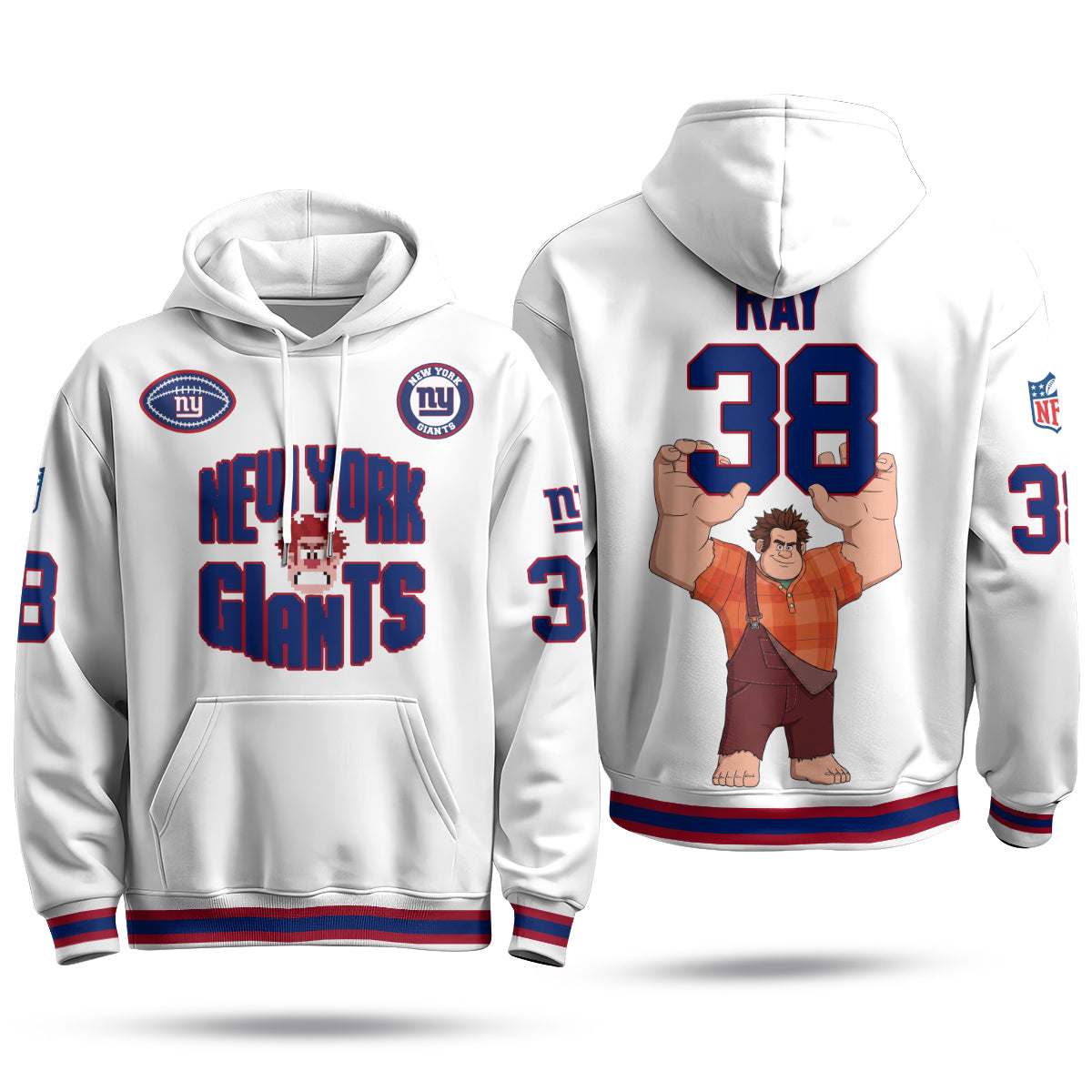 NYG x Arcade Wrecker Edition Pullover Hoodie - Printed