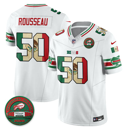 Buffalo Bills Mexico Edition Vapor Jersey - Stitched