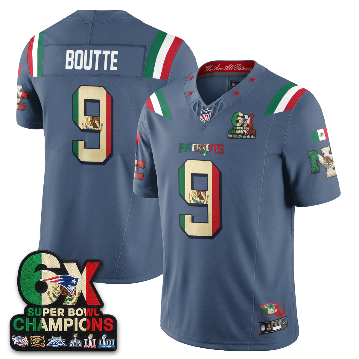 NE Mexico Edition Vapor Jersey - Stitched
