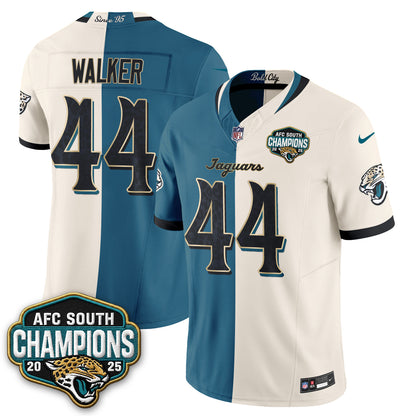 Jacksonville Jaguars 2026 Rivalries Split Vapor Jersey - Stitched