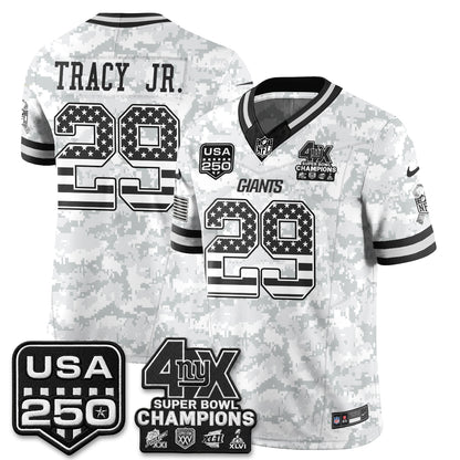 NYG 2026 Salute To Service Vapor Jersey - Stitched