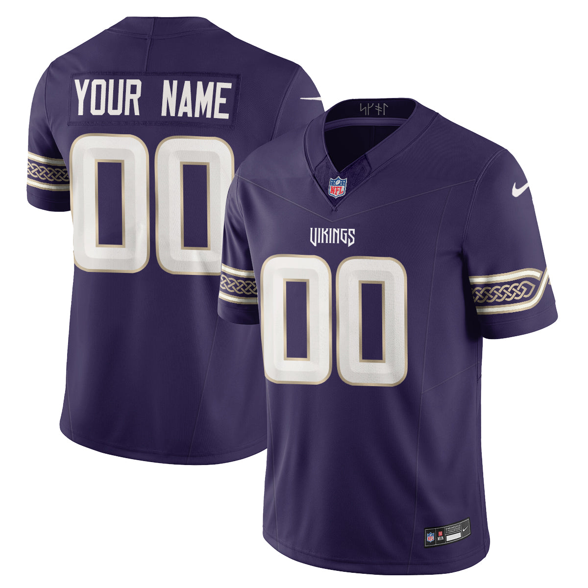 MIN 2026 "Rivalries" Edition Vapor Custom Jersey - Stitched