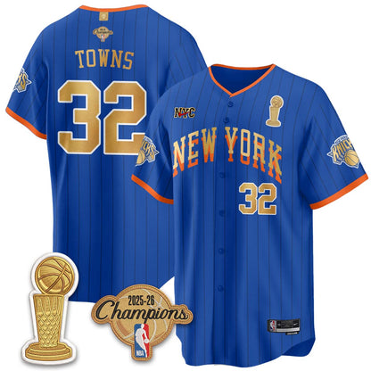 NYK Champions Night Baseball City 25/26 Jersey - Stitched