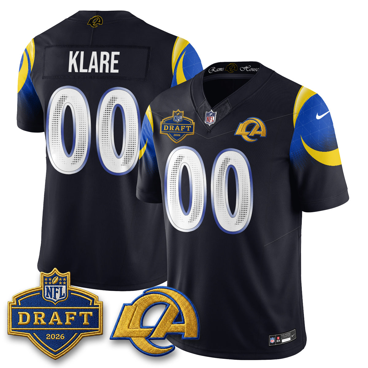 LAR 2026 NFL Draft Jersey - All Stitched