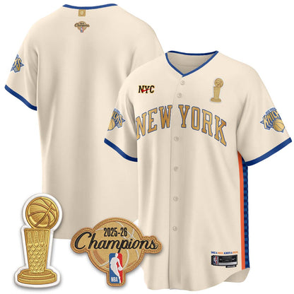 NYK Champions Night Baseball City 25/26 Jersey - Stitched