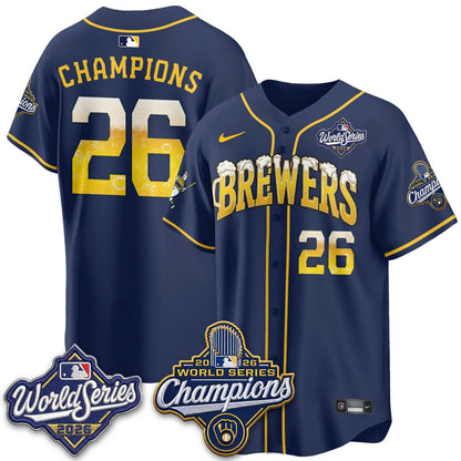 MIL "Pitcher & Pint" 2026 WS Champions Vapor Jersey - Stitched (#32 Tiktok)