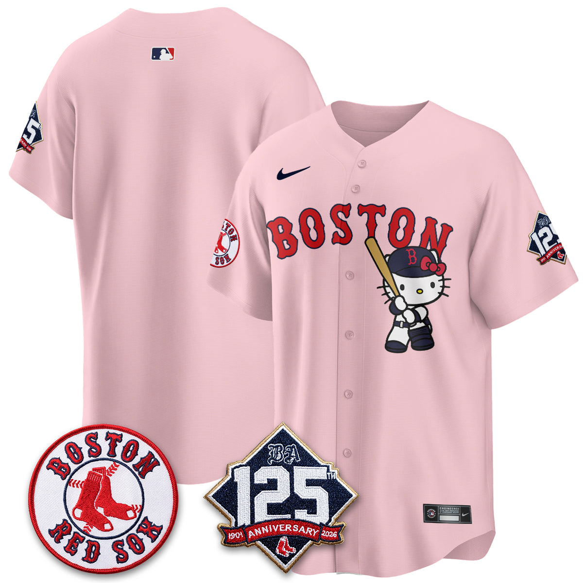 Boston Red Sox x Meow KT Vapor Limited Jersey - Stitched