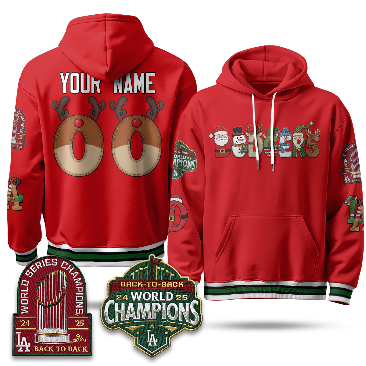 LAD 2026 Xmas Edition Custom Hoodie - Stitched