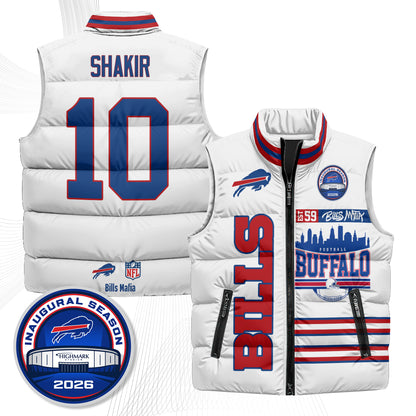 Buffalo Bills "Mafia" Edition Puffer Vest - Printed