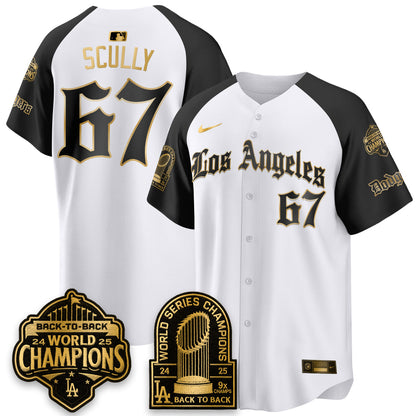 LAD WS Champions Back 2 Back Patch Vapor Premier Limited Gothic Gold Edition Jersey - All Stitched