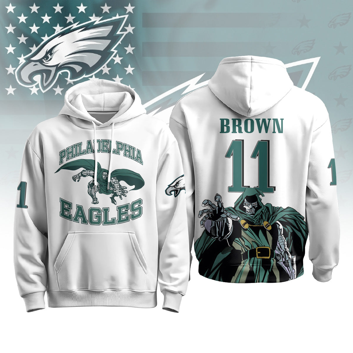 PHI x Green Cape Villain Edition Pullover Hoodie - Printed