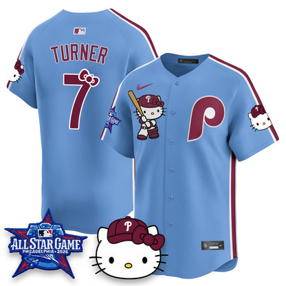 Philadelphia Phillies x Meow Kitty Vapor Limited Jersey V2- Stitched