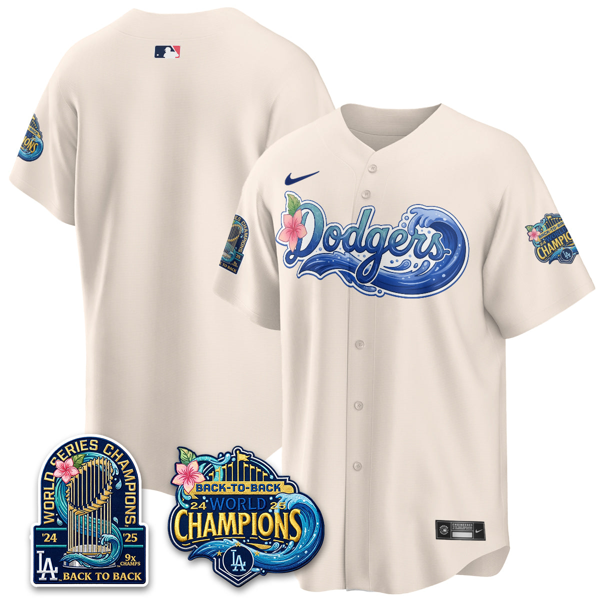 LAD Coastal Vapor Hawaiian Jersey - All Stitched