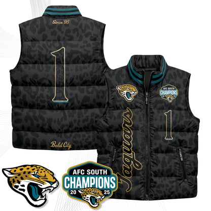 Jacksonville Jaguars 2026 Rivalries Puffer Vest - Printed