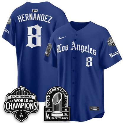LAD WS Champions Back 2 Back Patch Vapor Premier Limited Gothic Gold Edition Jersey - All Stitched