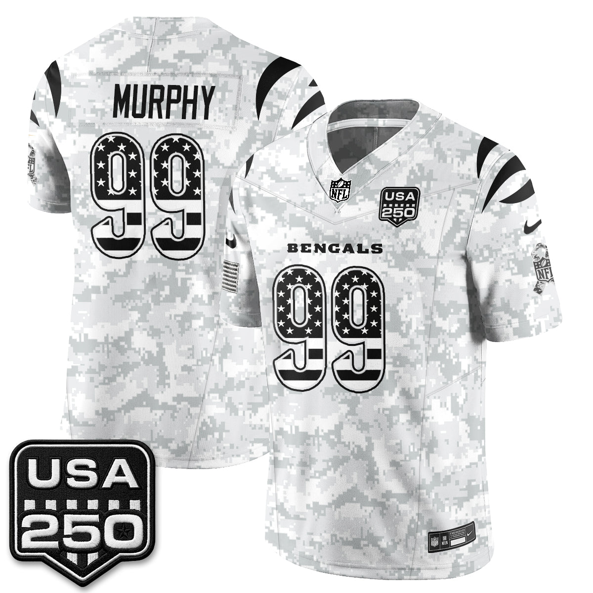 CIN 2026 Salute to Service Vapor Jersey - Stitched