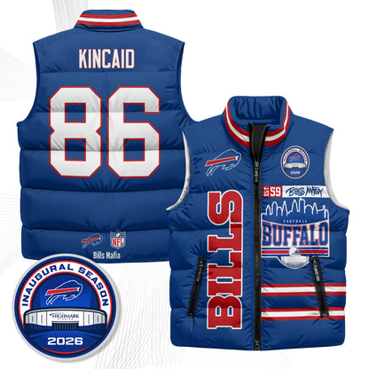 Buffalo Bills "Mafia" Edition Puffer Vest - Printed