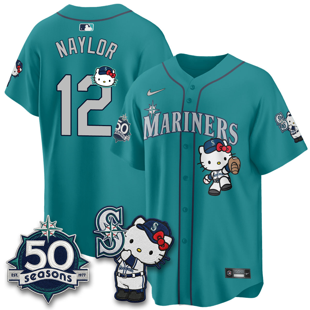 SEA x Meow KT Night Limited Teal Jersey - All Stitched