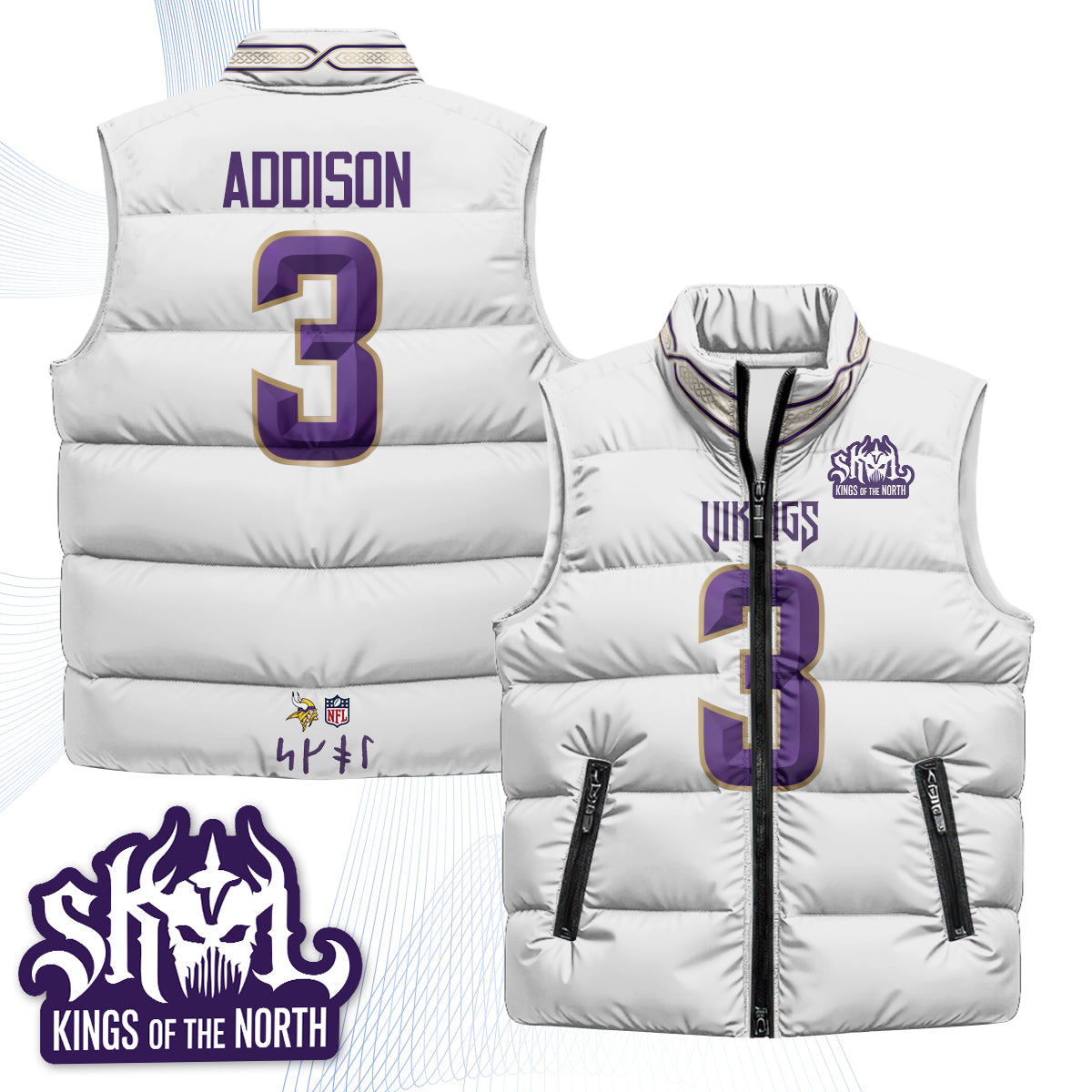 MIN 2026 Rivalries Puffer Vest - Printed