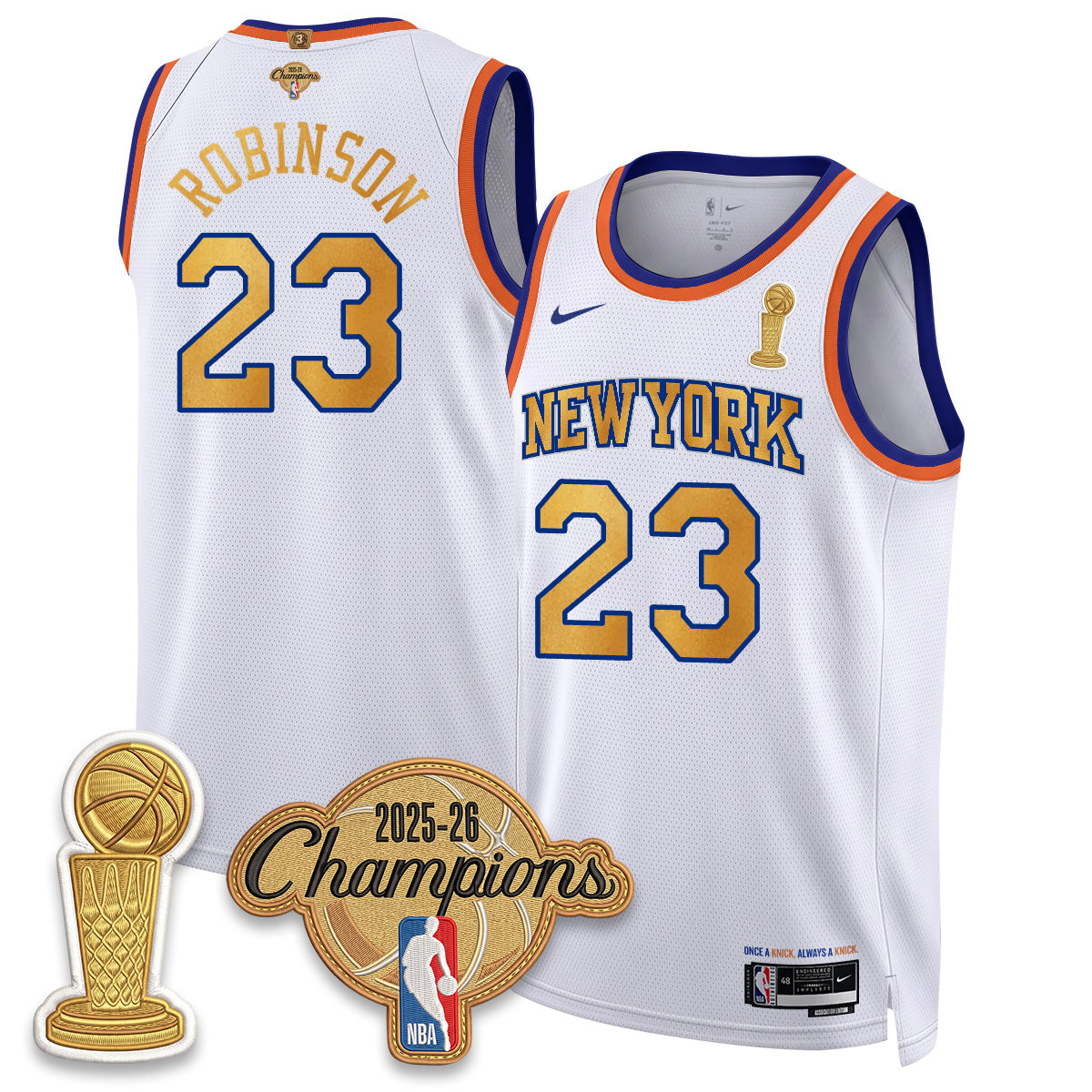 NYK Champions Night Vapor Jersey - Stitched
