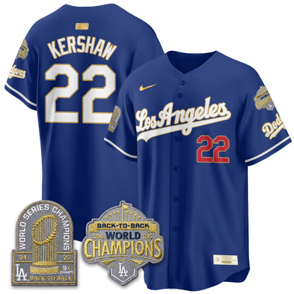 LAD Gold Collection Limited Gold Jersey - 9x & B2B Champs - All Stitched