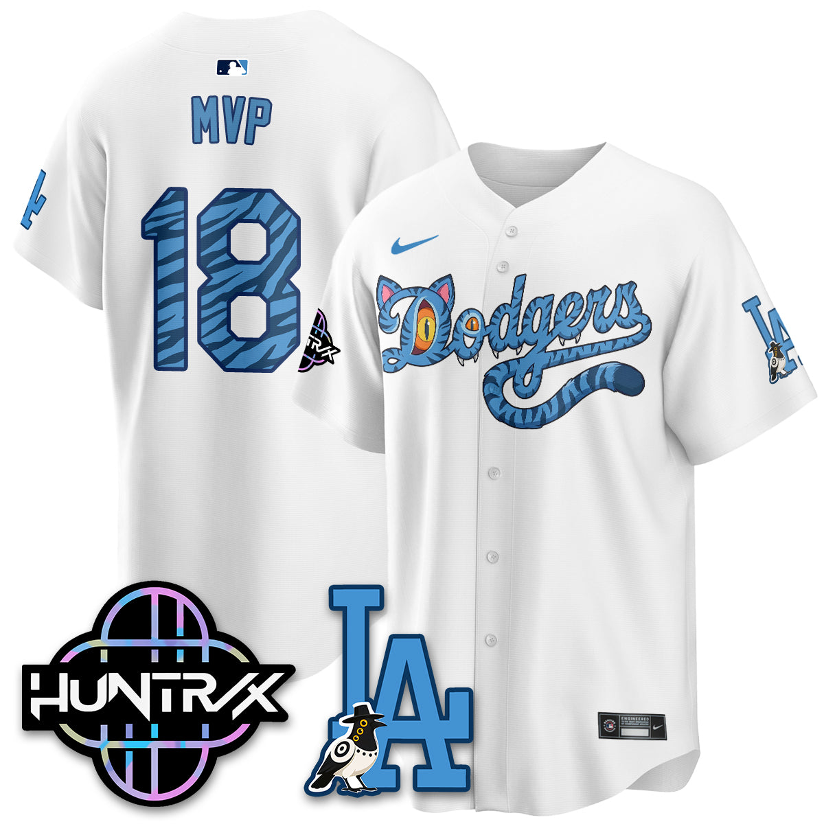 Los Angeles Dodgers x K-Pop Demon Hunters 2026 Vapor Jersey - Stitched