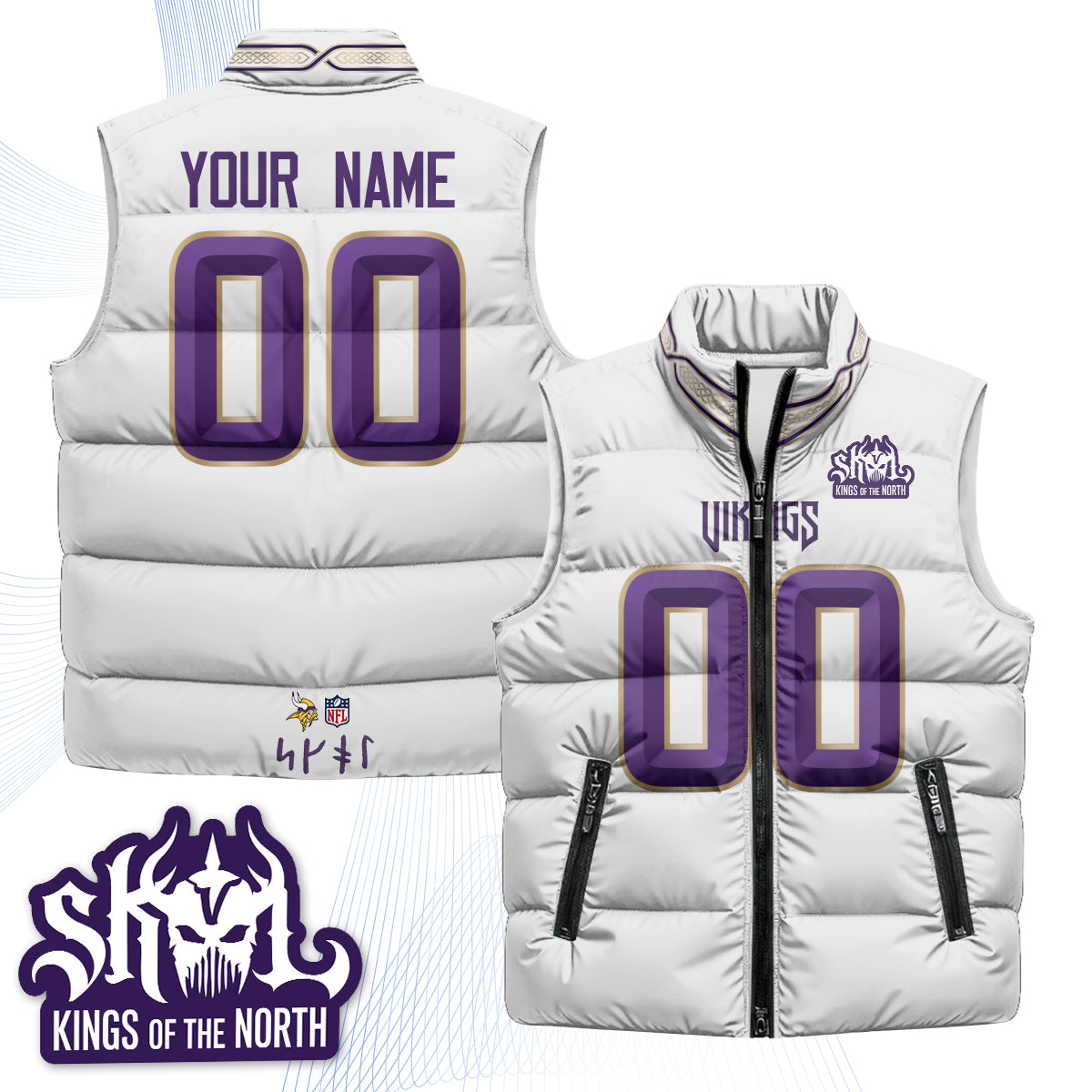 MIN 2026 Rivalries Custom Puffer Vest - Printed