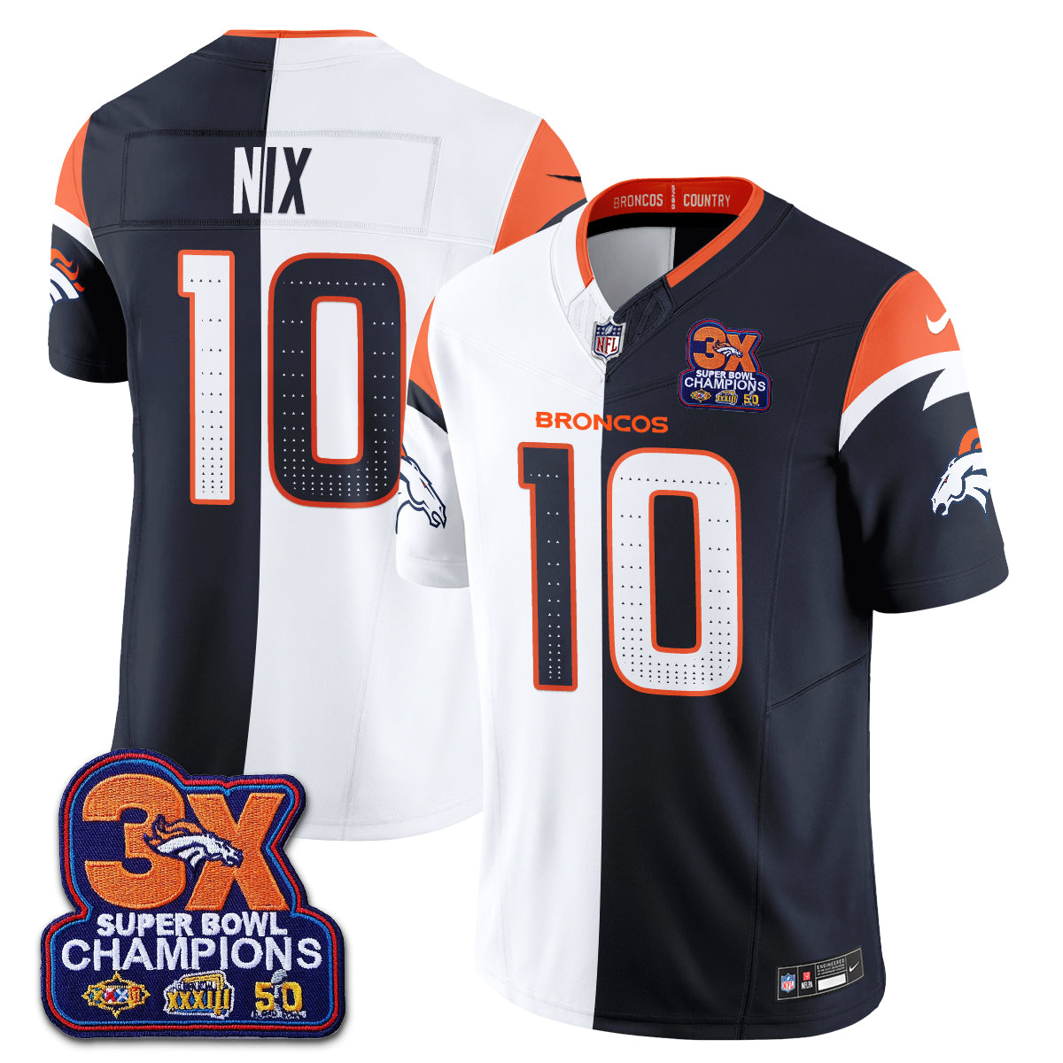 DEN Split Edition Vapor Jersey - Stitched
