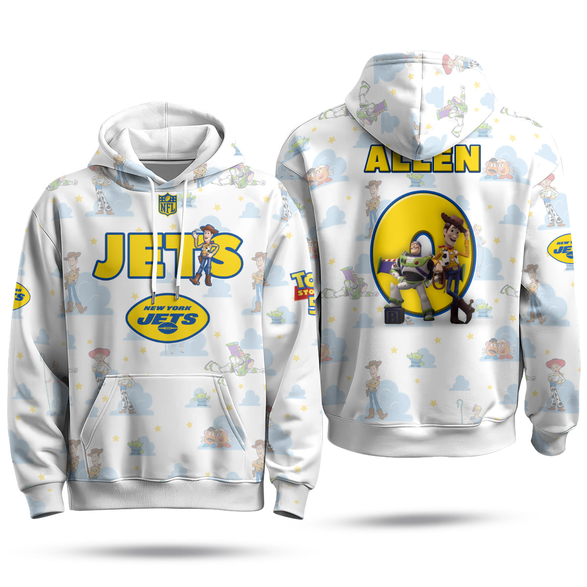 NYJ x Infinity & Beyond Hero Edition Pullover Hoodie - Printed