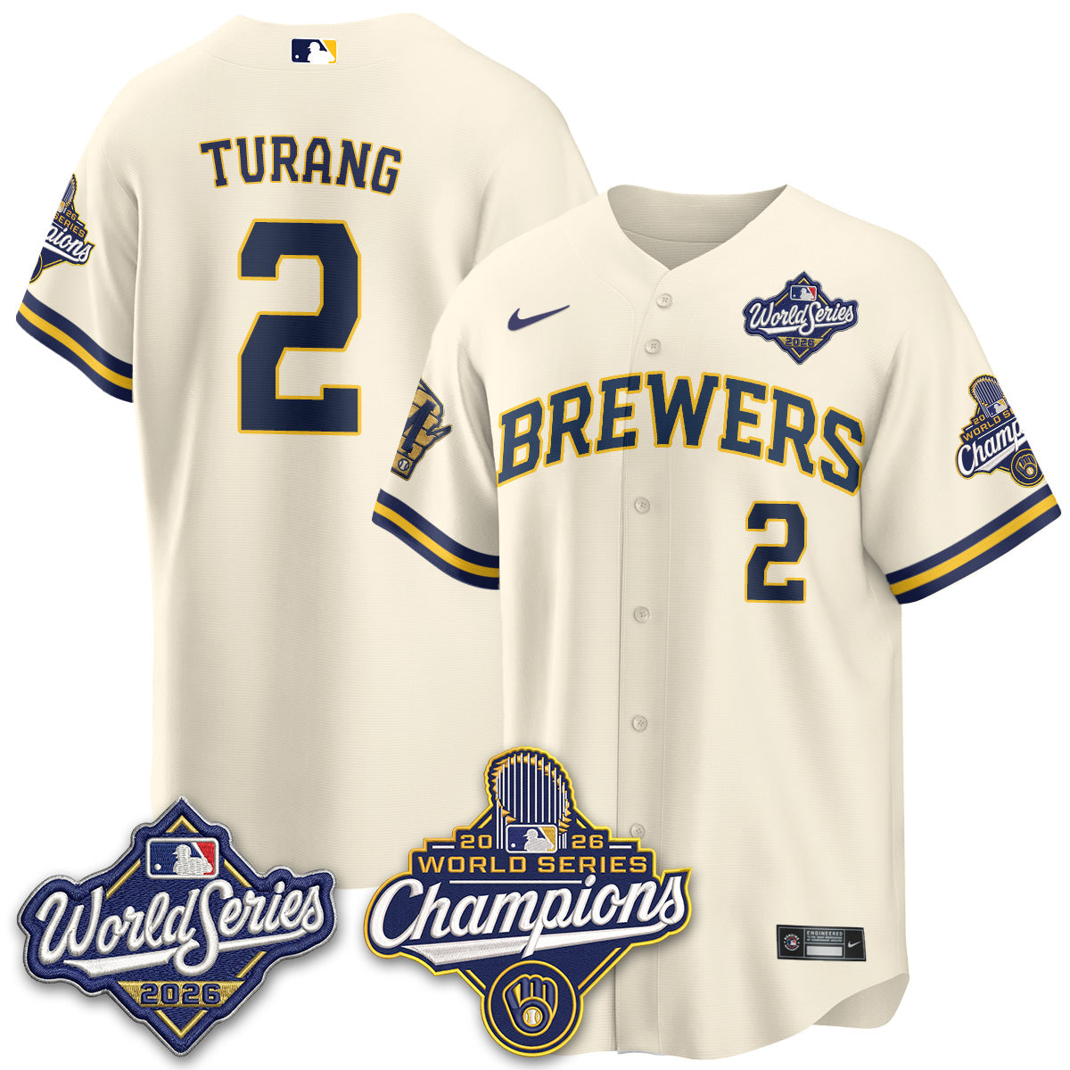 MIL 2026 WS Champions Vapor Home Jersey - Stitched (#11)