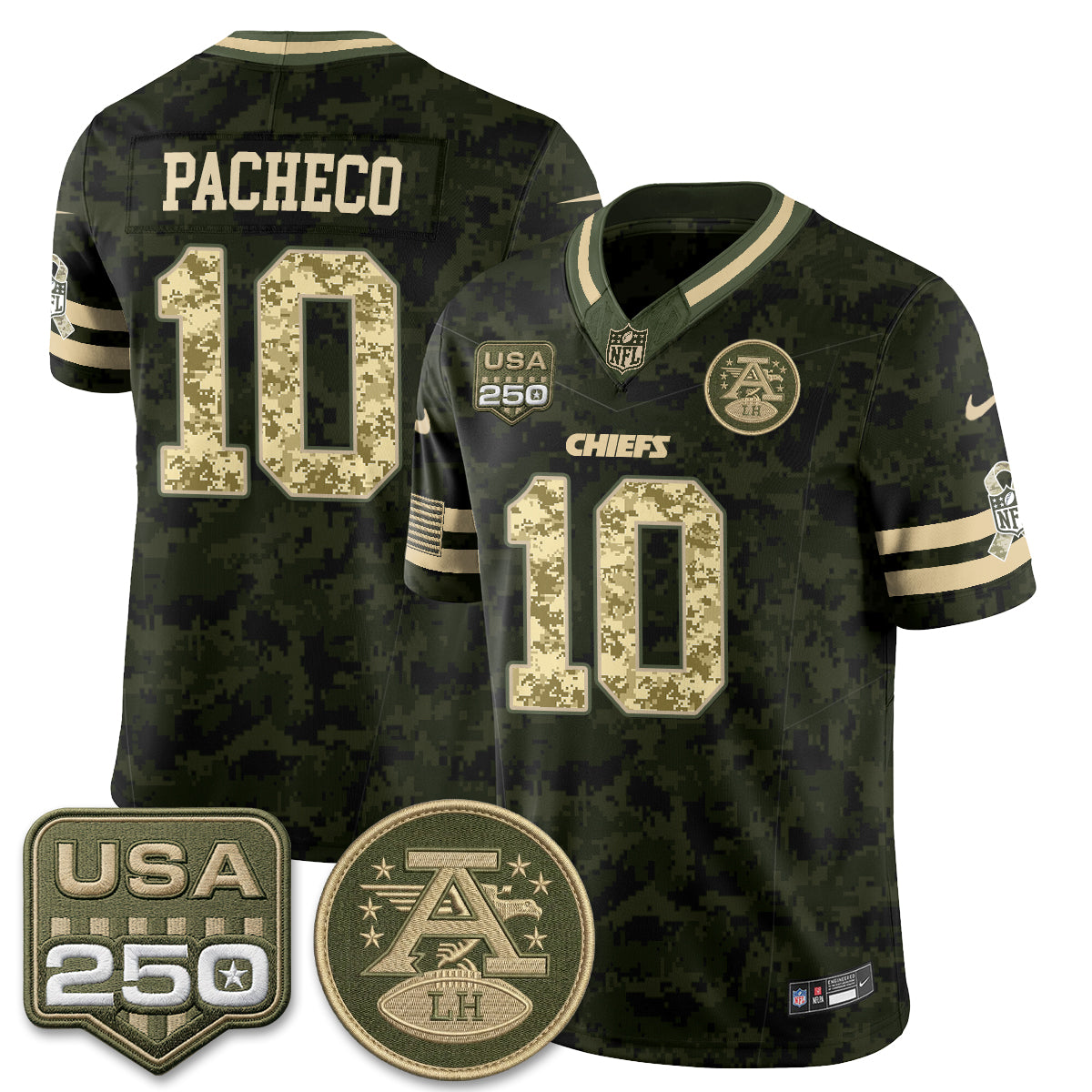 KC 2026 Salute to Service Vapor Jersey - Stitched