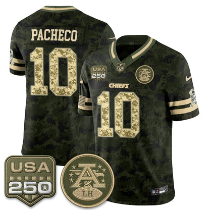KC 2026 Salute to Service Vapor Jersey - Stitched