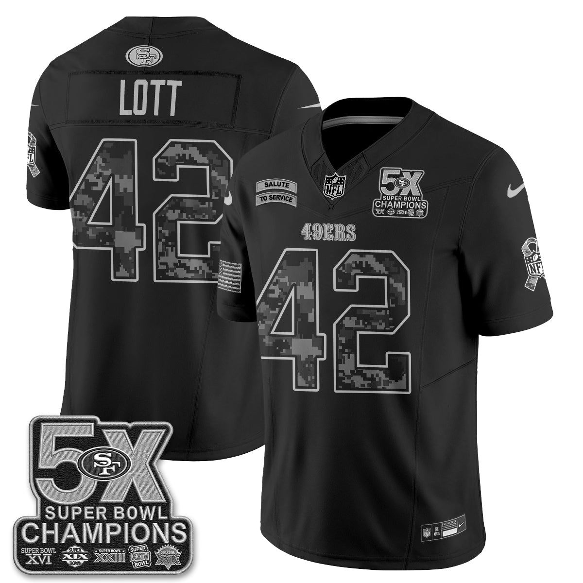 SF 2026 Salute to Service V2 Vapor Jersey - Stitched