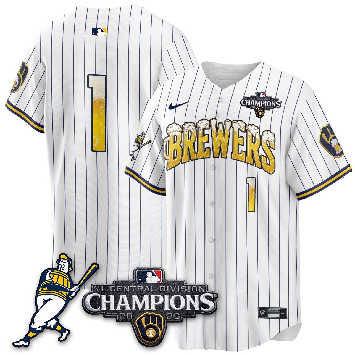 MIL 2026 NL Division Champs Vapor Jersey V2- Stitched