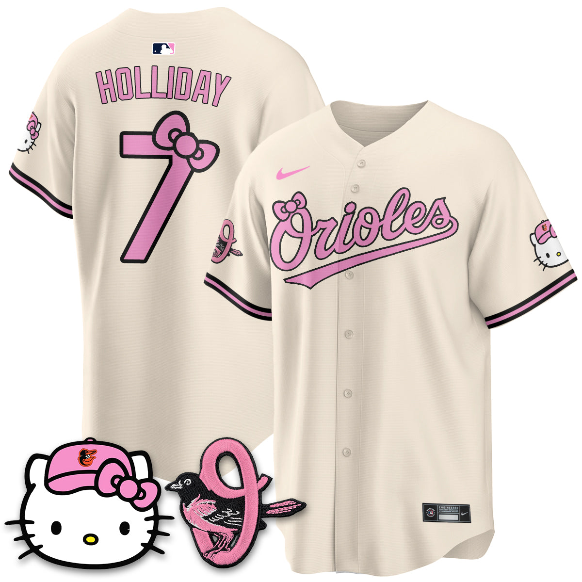 Baltimore Orioles x Meow KT Vapor Premier Limited Jersey - Stitched