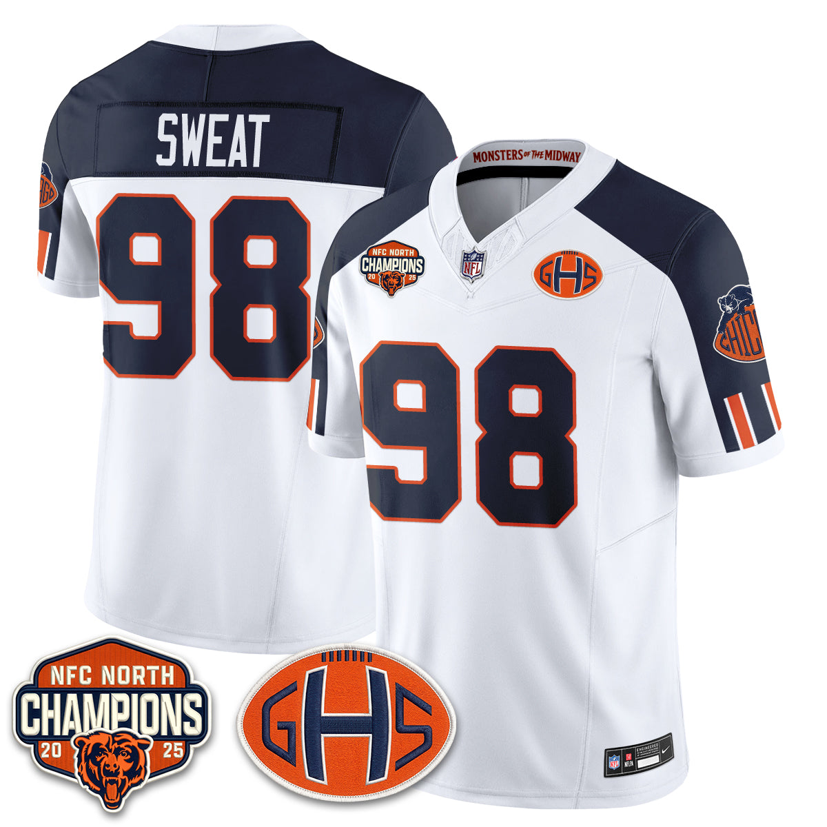 CHI 2026 Rivalries Split Edition Vapor Jersey - Stitched
