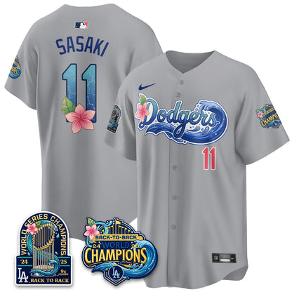 LAD Coastal Vapor Hawaiian Jersey - All Stitched
