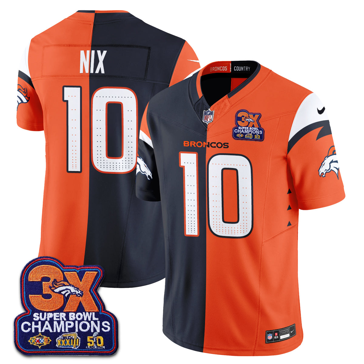 DEN Split Edition Vapor Jersey - Stitched
