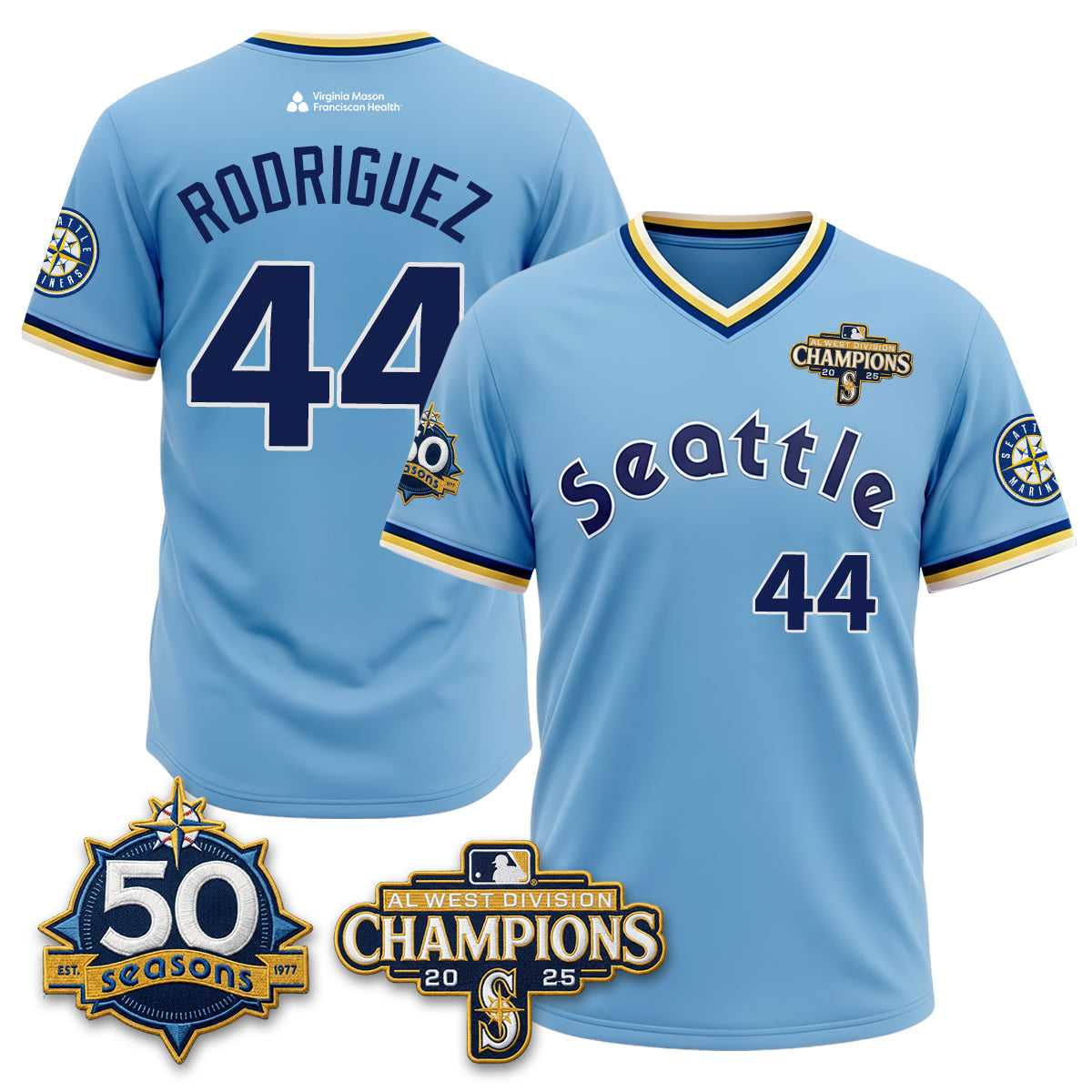 SEA 50th Anniversary Throwback Limited Jersey - All Stitched