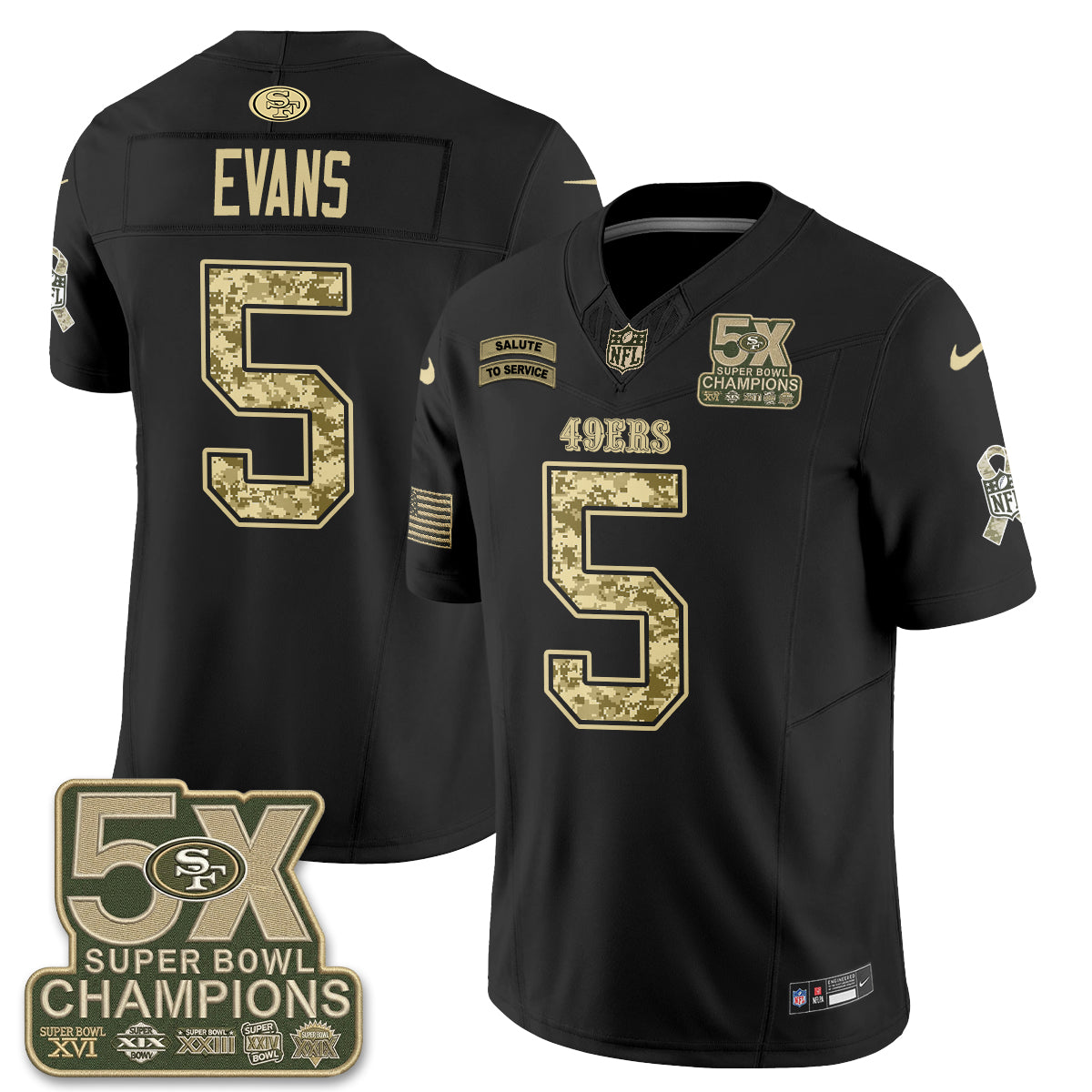 SF 2026 Salute to Service V2 Vapor Jersey - Stitched