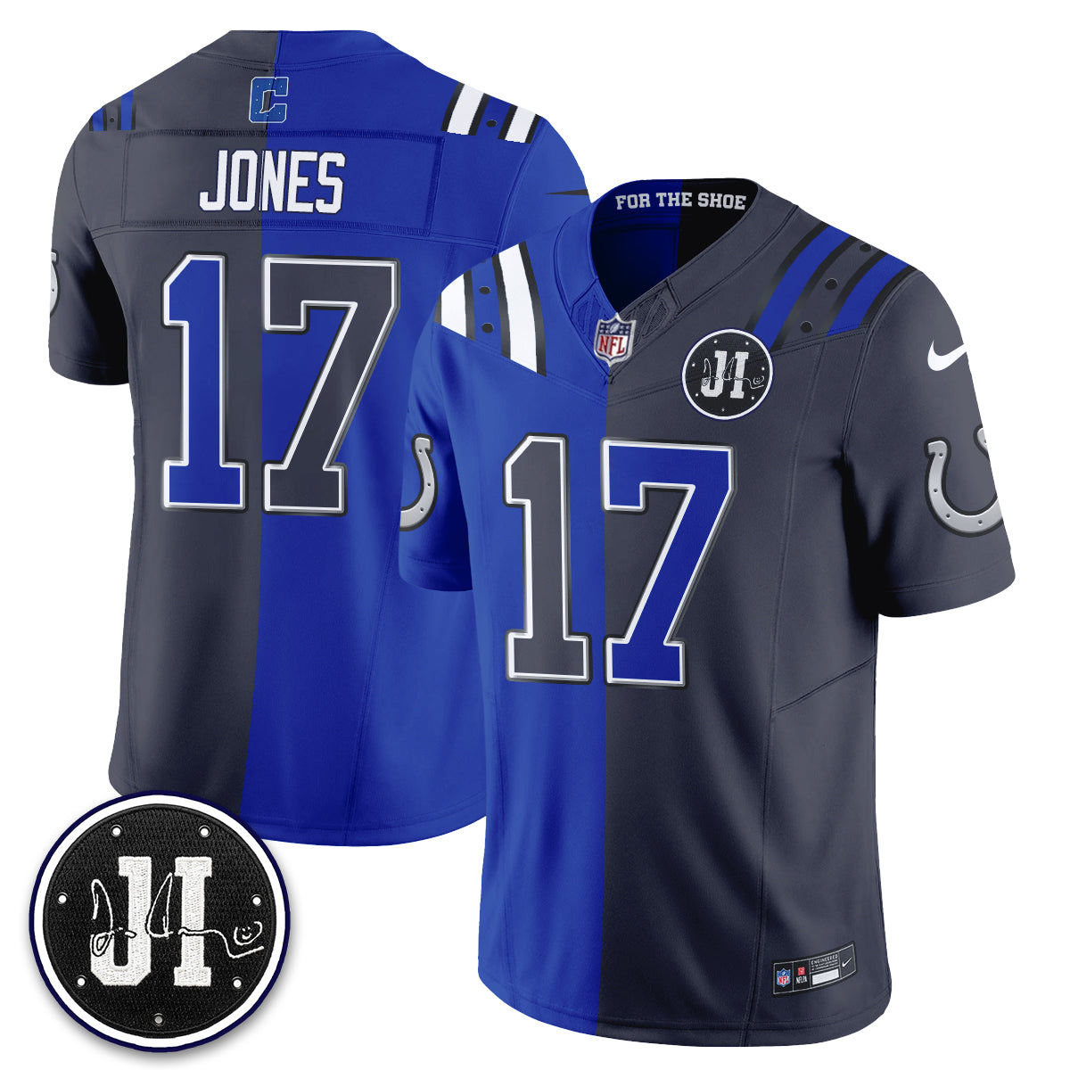 Indianapolis Colts 2026 Rivalries Split Vapor Jersey - Stitched
