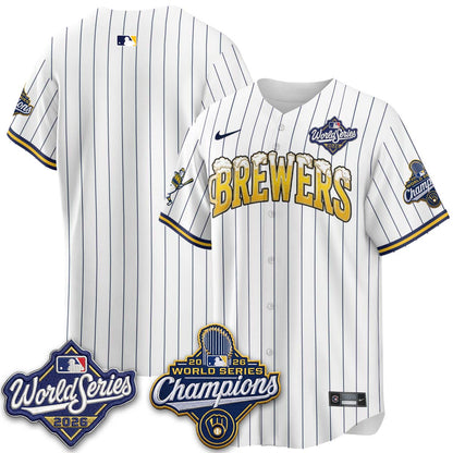 MIL "Pitcher & Pint" 2026 WS Champions Vapor Jersey - Stitched (#32 Tiktok)