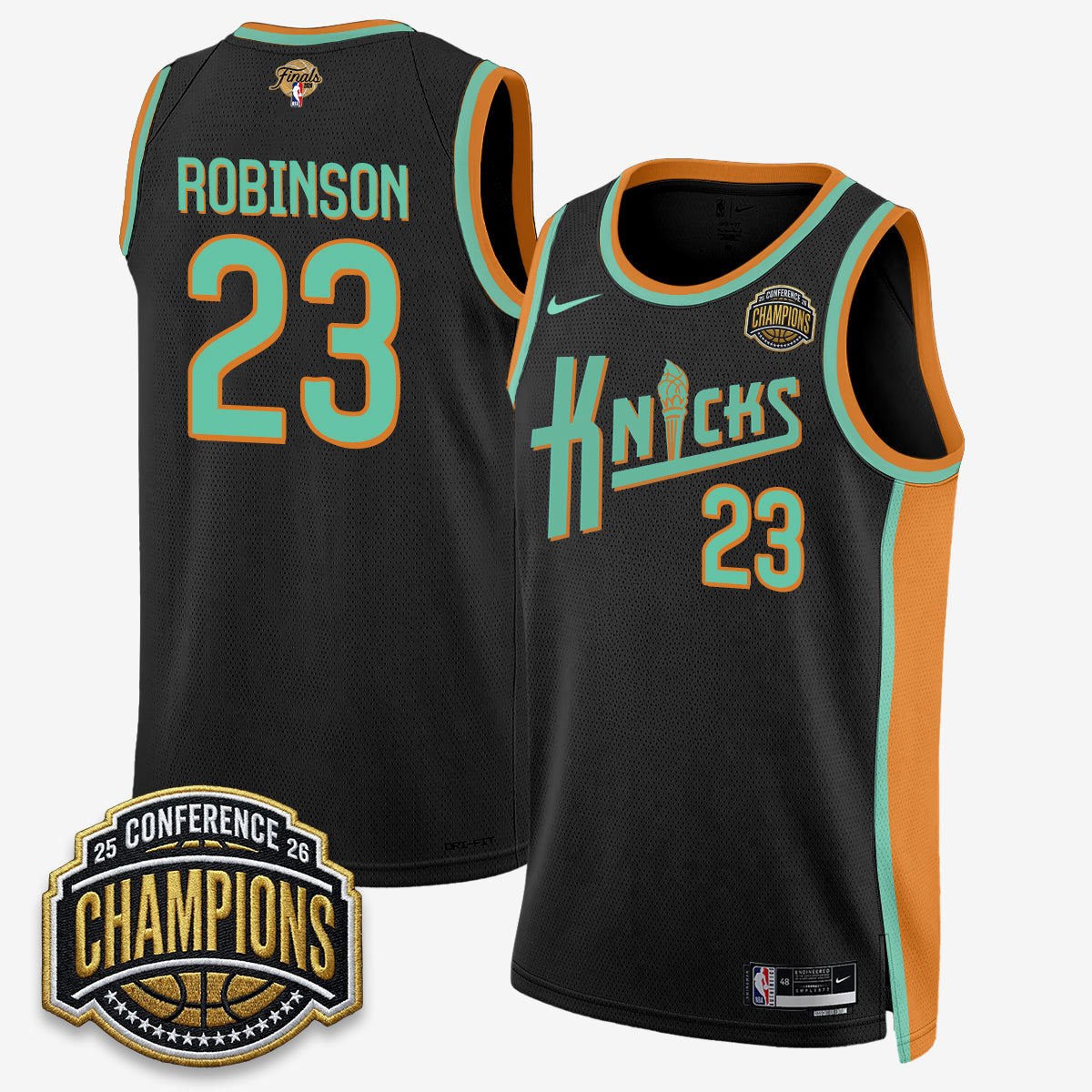 New York Knicks 2026 Eastern Conference Champions Special Edition Jersey V2- Stitched