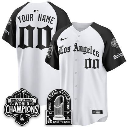 LAD WS Champions Back 2 Back Patch Vapor Premier Limited Gothic Edition Custom Jersey - All Stitched
