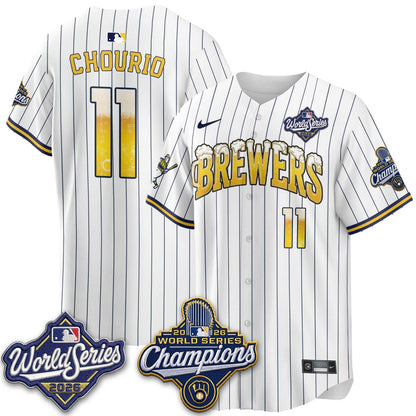 MIL "Pitcher & Pint" 2026 WS Champions Vapor Jersey - Stitched (#32 Tiktok)