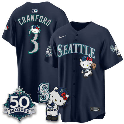 SEA x Meow KT Night Limited Teal Jersey - All Stitched