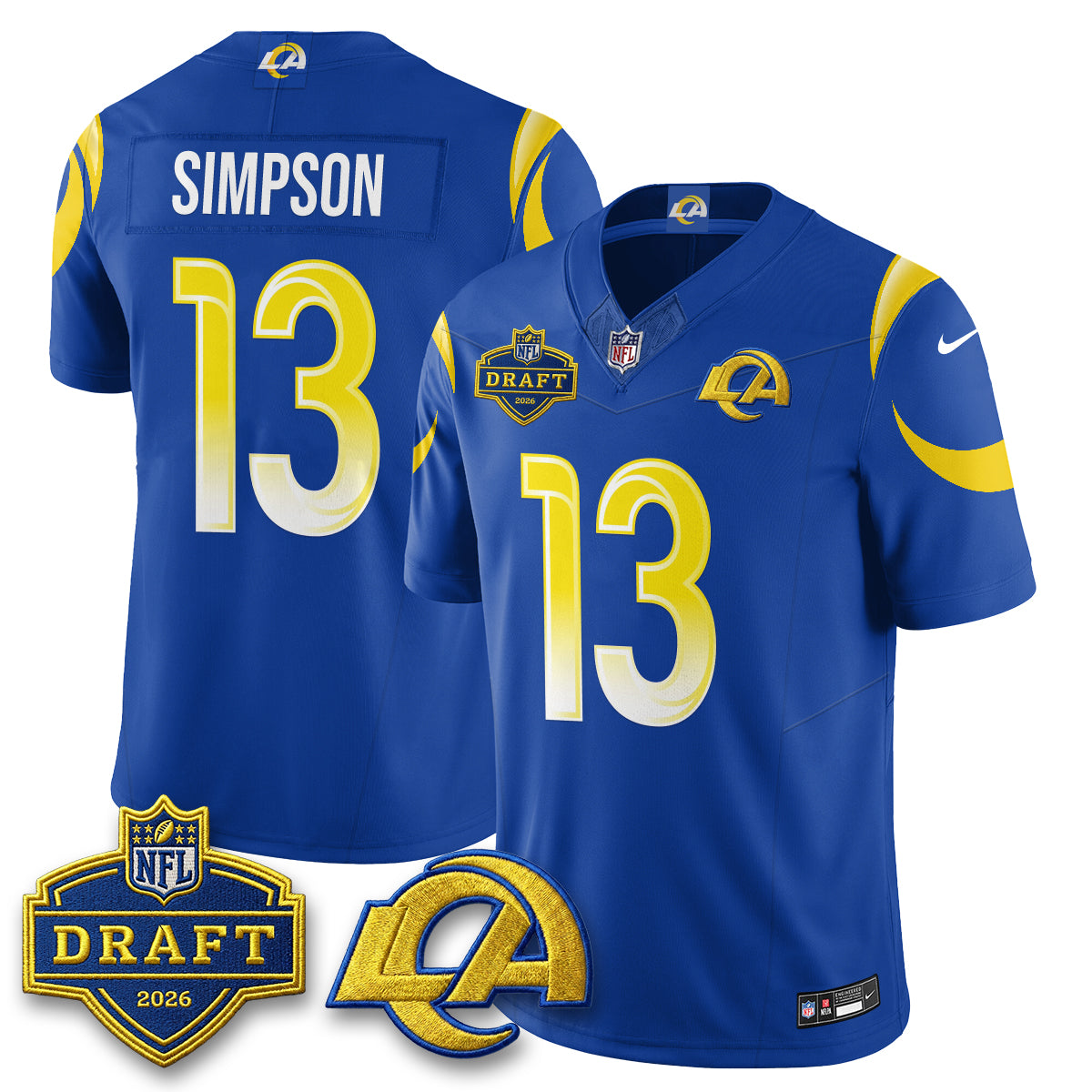 LAR 2026 NFL Draft Jersey - All Stitched