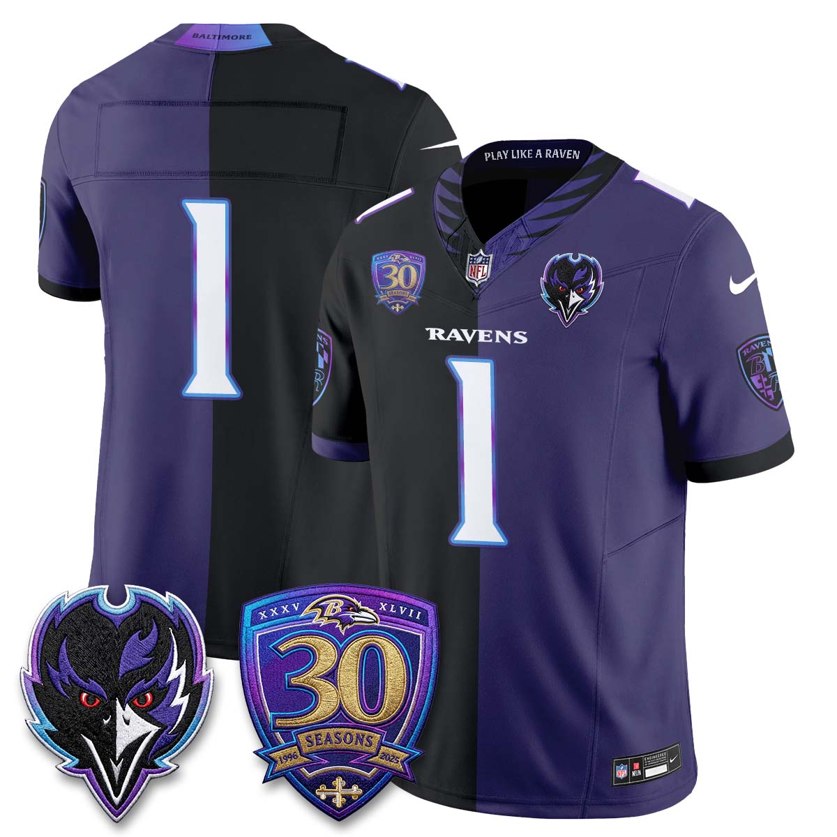 BAL The Next Flight Split Vapor Jersey - Stitched