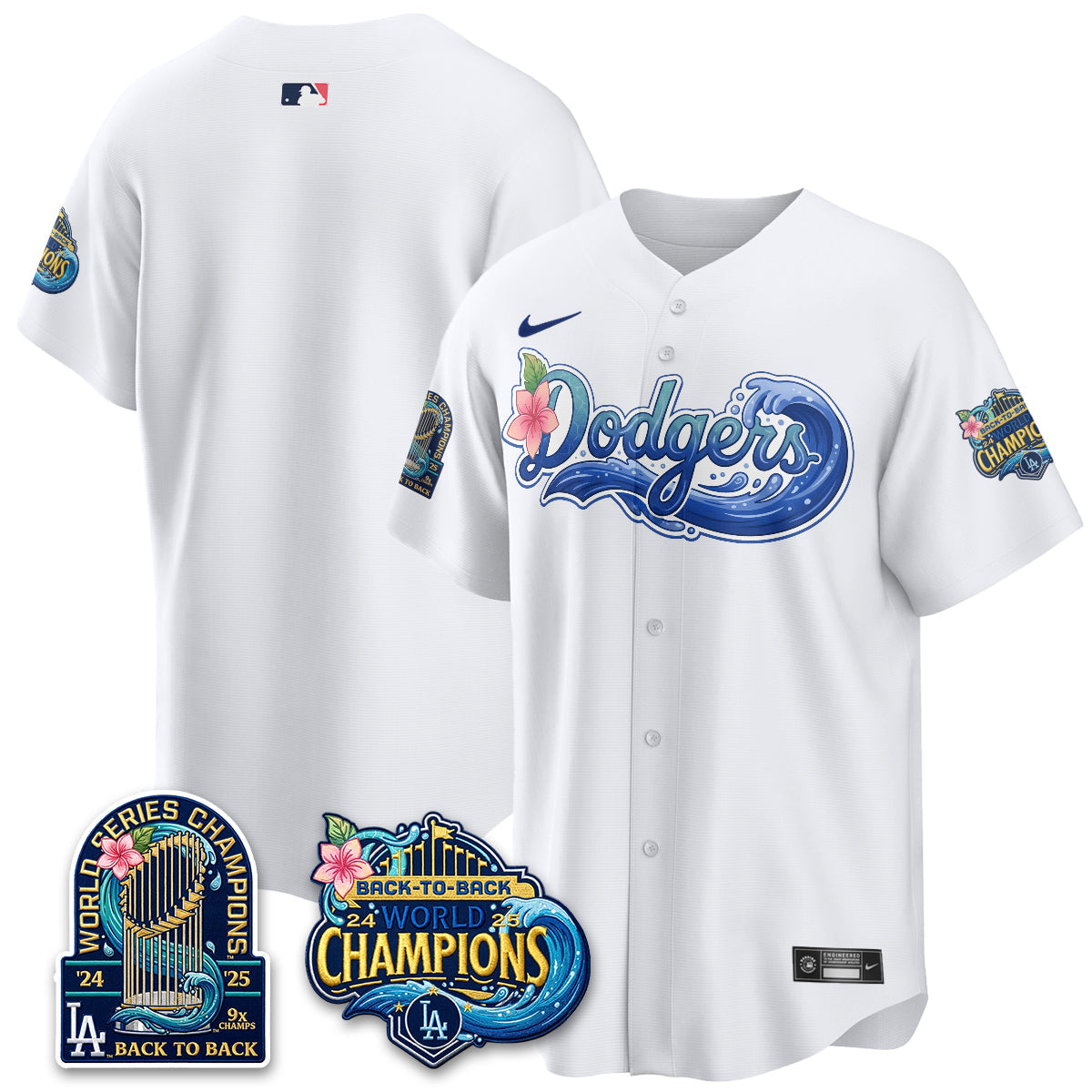 LAD Coastal Vapor Hawaiian Jersey - All Stitched